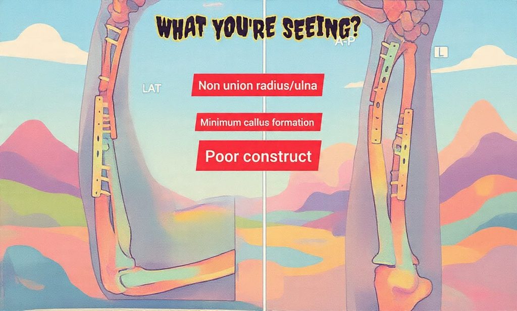 Non-union-radius/ulna-poor-construct